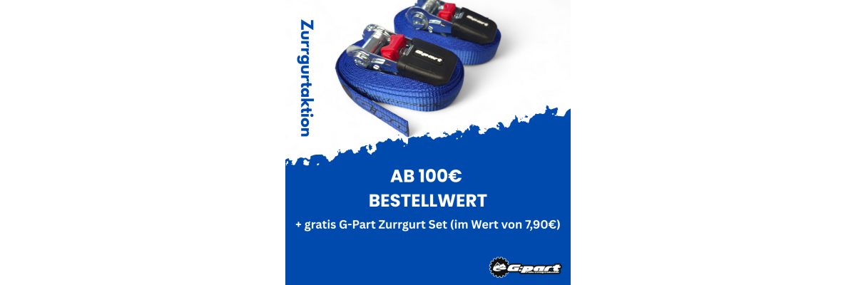 G-Part Zurrgurt-Aktion - 