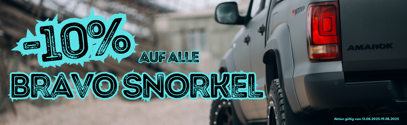 Deal der Woche -10% auf alle Bravo Snorkel
