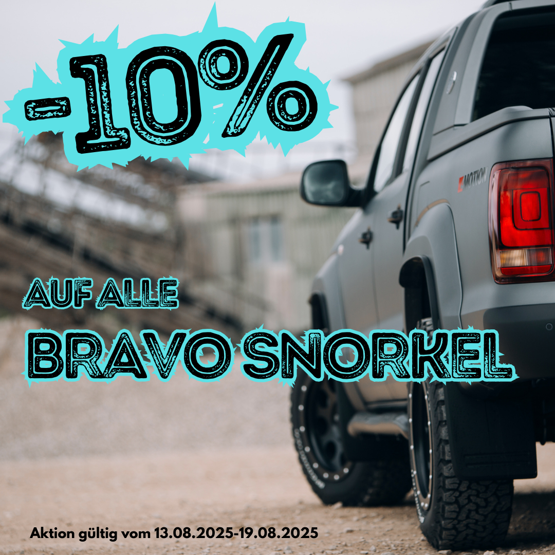 Deal der Woche -10% auf alle Bravo Snorkel