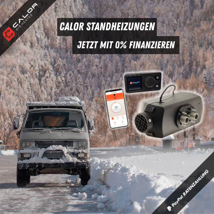 Calor CA2/4 Standheizung mit Flüsterpumpe, Höhenkit uvm