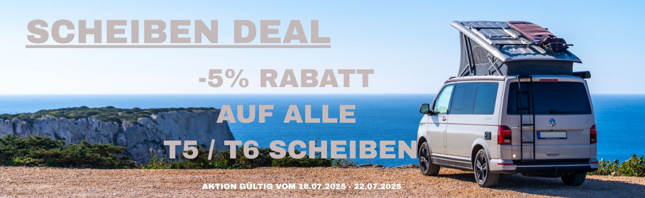 G-part Banner Aktion VW T5 T6 Scheibendeal