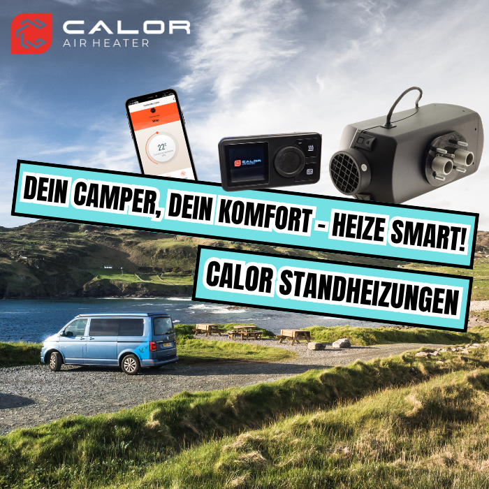 Calor Diesel Luftstandheizung CA2 CA4 mit smartem Zubehör für mehr Sicherheit im Camper