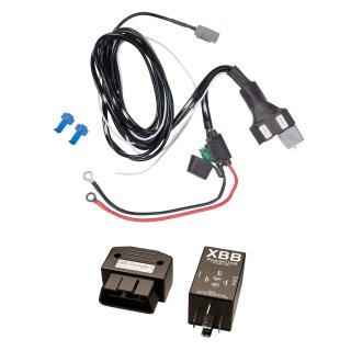 Kabelbaum Purelux Dualrelais 12V, DTP, 1 Ausgang (DTP) + XBB-Dongle & PowerUnit