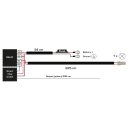 Kabelbaum Purelux Dualrelay 12V, DTP, 1 Ausgang (DTP) + XBB Dongle & PowerUnit