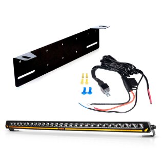 LED Lightbar PURELUX Panther Aero C800 – gebogen / 78 cm / 162 W / Ref. 50, 1 Stück – Komplettset