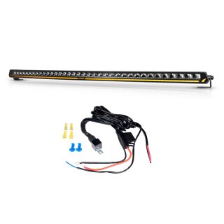 LED Lightbar PURELUX Panther Aero C1050 – gebogen / 103 cm / 216 W / Ref. 50, Leuchte + Kabelbaum