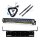 LED-Leiste Purelux Panther Heat S540 – gerade / 55 cm / 260 W / Ref. 30, 1 Stück – Komplettset mit Unterputzhalterung