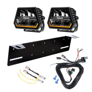 Zusatzleuchte Pureux Panther Alpha 60 – 12 cm / 60 W / Spot, 2 Stück – Komplettset