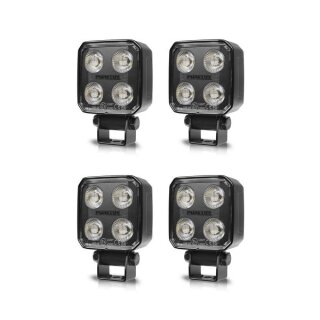 Arbeitsleuchte Purelux Black Raven Heat 30 – 8 cm / 29 W / breit, 4 Stück