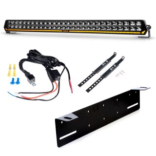 LED-Leiste Purelux Panther Flash S800 – gerade / 78 cm / 324 W / Ref. 50, 1 Stück – Komplettset