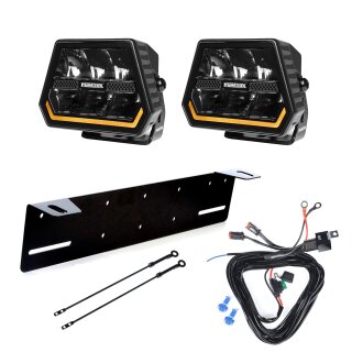 Zusatzleuchte Pureux Panther 5 – Rund / 15 cm / 90 W / Ref. 12.5, 2 Stück – Komplettset