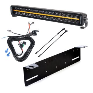 LED Lightbar Purelux Black Boost S560 – gerade / 56 cm / 200 W / Ref. 50, 1 Stück – Komplettset
