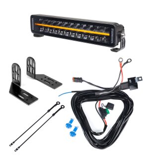 LED Lightbar PURELUX Black Boost S360 – gerade / 36 cm / 120 W / Ref. 37.5, 1 Stk. – Komplettset (Endstück)