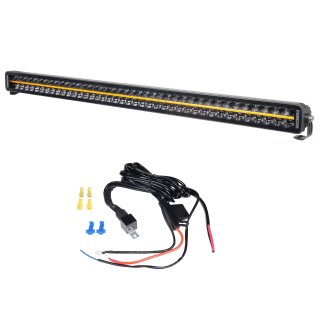 LED Lightbar PURELUX Black Boost S1070 – gerade / 107 cm / 400 W / Ref. 50, 1 Stk. + Kabelbaum