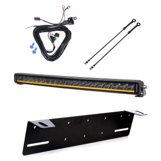 LED Lightbar PURELUX Black X-Slim C520 – gebogen / 52 cm / 105 W / Ref. 37.5, 1 Stück – Komplettset