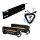 LED Lightbar Purelux Black Boost S200 – gerade / 20 cm / 60 W / Ref. 25, 2 Stück – Komplettset (Unteres Befestigungselement)