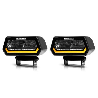 Arbeitsscheinwerfer Purelux Panther Alpha 20 – 10 cm / 20 W / breit, 2 Stück