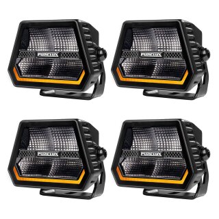 Arbeitsleuchte Purelux Panther Alpha 60 R65 – 12 cm / 60 W / breit, 4 Stück