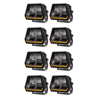 Arbeitsleuchte Purelux Panther Alpha 60 R65 – 12 cm / 60 W / breit, 8 Stück