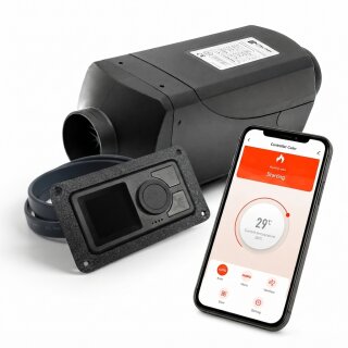 CALOR CA 4 Diesel Standheizung 12V mit Smart Control, Flüsterpumpe und Einbaurahmen