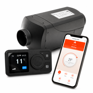 CALOR CA 4 Diesel Standheizung 12V mit Smart Control, Flüsterpumpe und Einbaurahmen