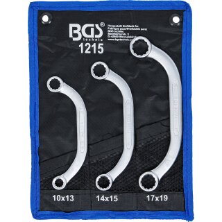 Starter- und Blockschlüssel-Satz | SW 10 x 13 - 17 x 19 mm | 3-tlg.