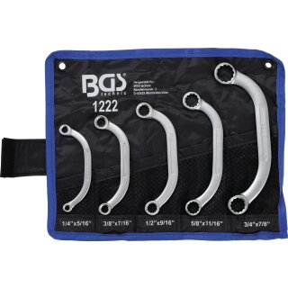 Starter- und Blockschlüssel-Satz | Zollgrößen | SW 1/4" - 7/8" | 5-tlg.