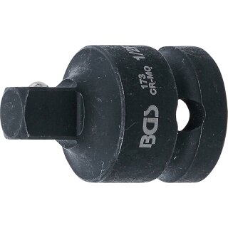 Kraft-Steckschlüssel-Adapter | Innenvierkant 12,5 mm (1/2") - Außenvierkant 10 mm (3/8")