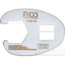 Hahnenfußschlüssel | Antrieb Innenvierkant 10 mm (3/8") | SW 14 mm
