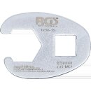 Hahnenfußschlüssel | Antrieb Innenvierkant 10 mm (3/8") | SW 15 mm