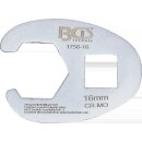 Hahnenfußschlüssel | Antrieb Innenvierkant 10 mm (3/8") | SW 16 mm