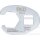 Hahnenfußschlüssel | Antrieb Innenvierkant 10 mm (3/8") | SW 16 mm