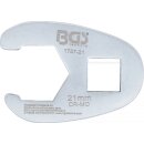Hahnenfußschlüssel | Antrieb Innenvierkant 12,5 mm (1/2") | SW 21 mm