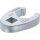 Hahnenfußschlüssel | Antrieb Innenvierkant 12,5 mm (1/2") | SW 24 mm