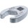 Hahnenfußschlüssel | Antrieb Innenvierkant 12,5 mm (1/2") | SW 25 mm