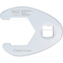 Hahnenfußschlüssel | Antrieb Innenvierkant 12,5 mm (1/2") | SW 33 mm