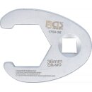 Hahnenfußschlüssel | Antrieb Innenvierkant 12,5 mm (1/2") | SW 36 mm