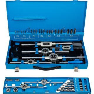 Gewindeschneid-Satz | M3 - M12 | 44-tlg.