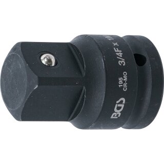 Kraft-Steckschlüssel-Adapter | Innenvierkant 20 mm (3/4") - Außenvierkant 25 mm (1")