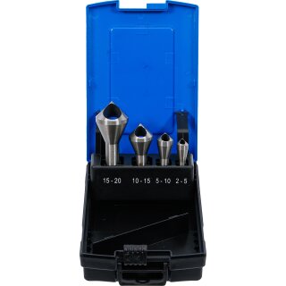 Kegelsenker-Satz | mit Querloch | 4-tlg.