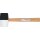 Gummihammer | Hickory-Stiel | schwarz-weißer Kopf | Ø 63 mm | 840 g