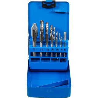Gewindeschneid-/HSS-Bohrer-Satz | M3 - M12 / 2,5 - 10,2 mm