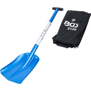 Aluminium-Schneeschaufel | mit steckbarem Schnellverschluss-Stiel