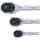 Mini-Umschaltknarren-Satz | 6,3 mm (1/4") / 10 mm (3/8") / 12,5 mm (1/2") | 3-tlg.