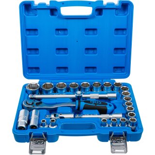 Steckschlüssel-Satz | Antrieb 12,5 mm (1/2") | SW 8 - 32 mm | 27-tlg.