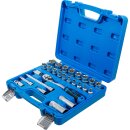 Steckschlüssel-Satz Wellenprofil | Antrieb 10 mm (3/8") | 26-tlg.