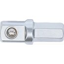 Bit-Knarren-Adapter | Außensechskant 8 mm (5/16") - Außenvierkant 10 mm (3/8") | 30 mm
