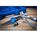 Steckschlüssel-Satz Sechskant | Antrieb 6,3 mm (1/4") / 10 mm (3/8") | Zollgrößen | 92-tlg.