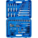 Steckschlüssel-Satz Sechskant | Antrieb 6,3 mm (1/4") / 10 mm (3/8") | Zollgrößen | 92-tlg.