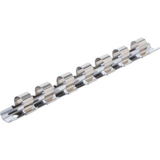 Aufsteckschiene mit 7 Clips | 12,5 mm (1/2")